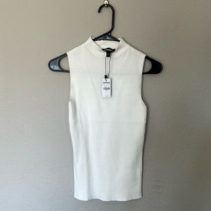 Mock sleeveless top